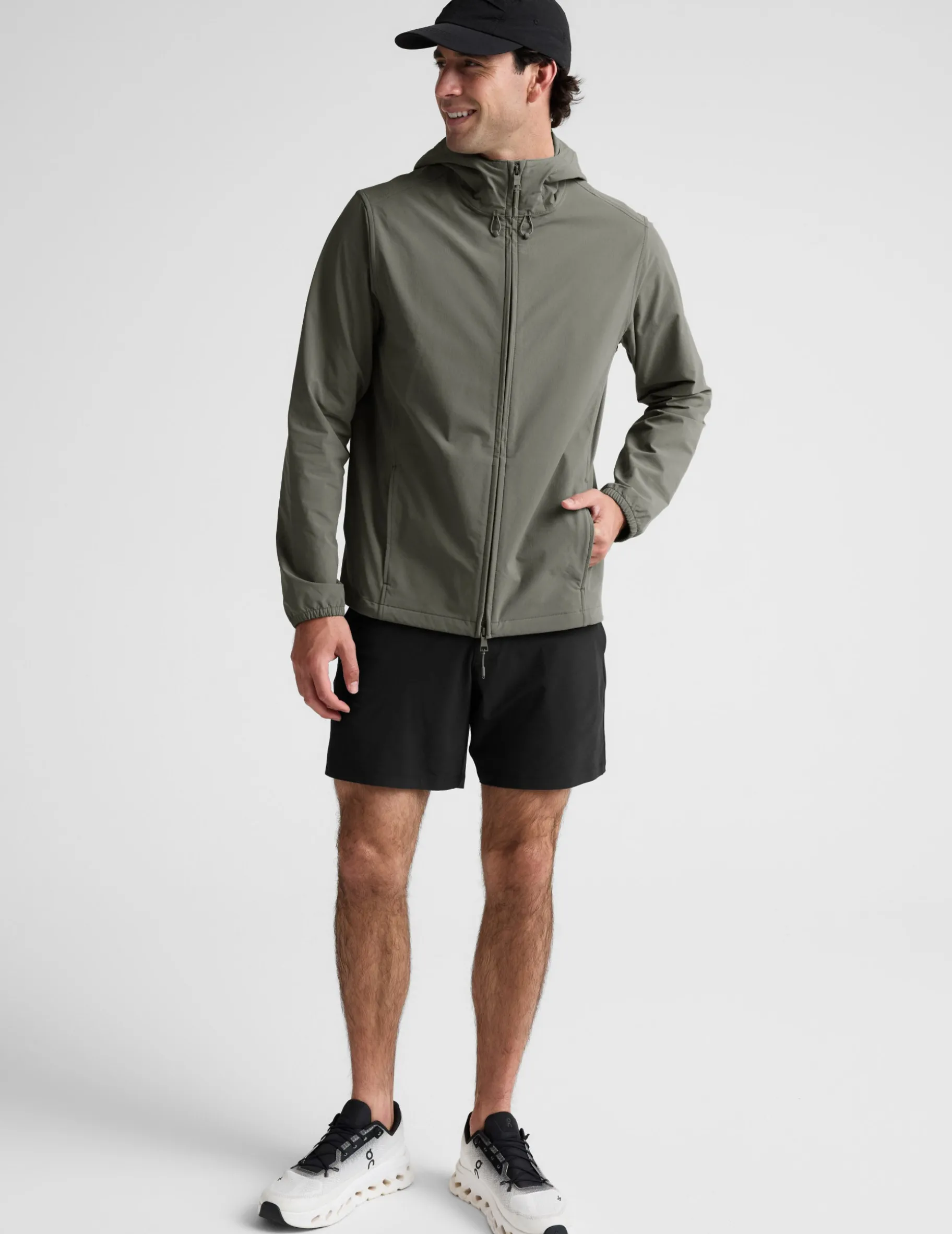 AirLite Men's Hooded Full Zip Jacket