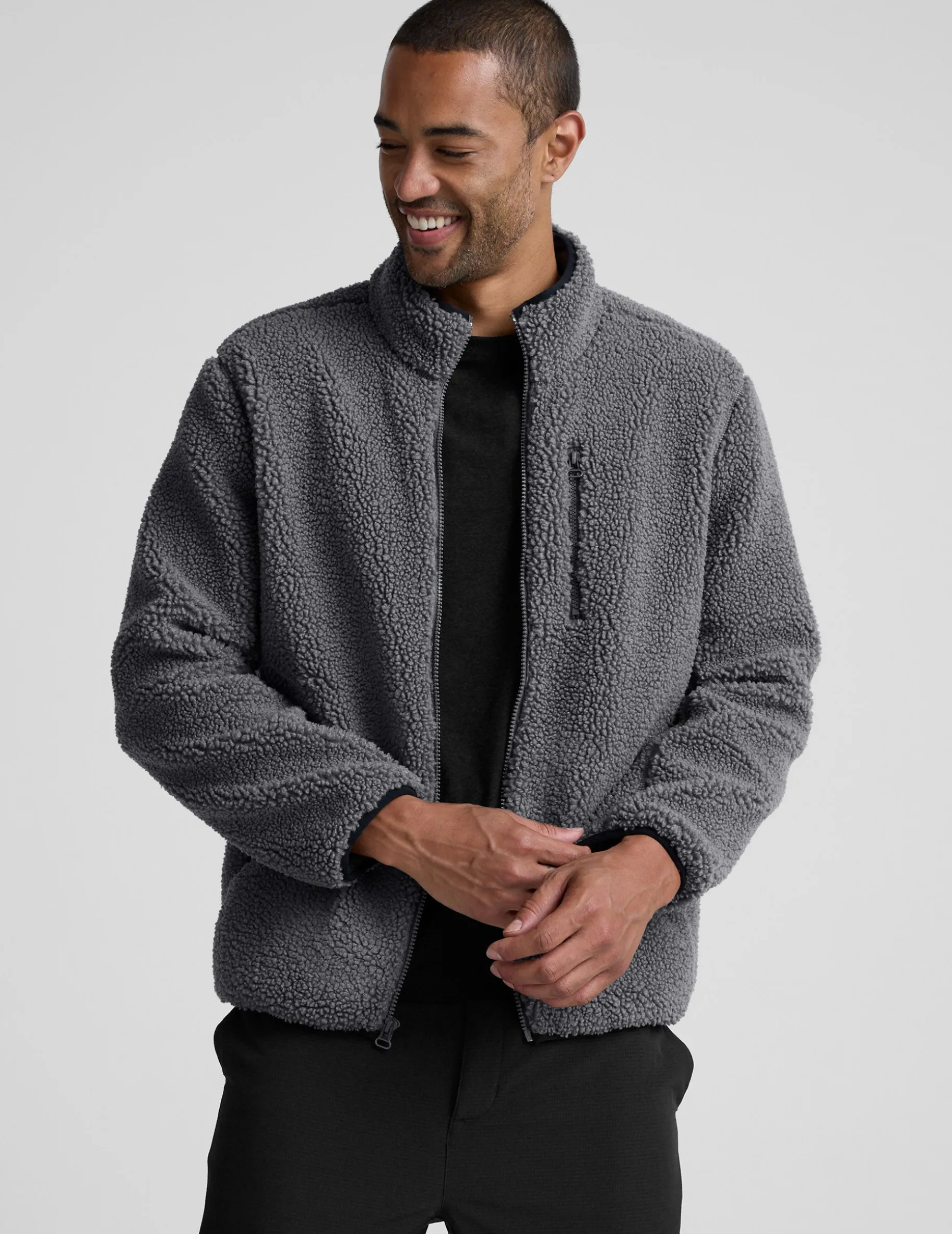 Boucle Fleece Men's Zip Jacket