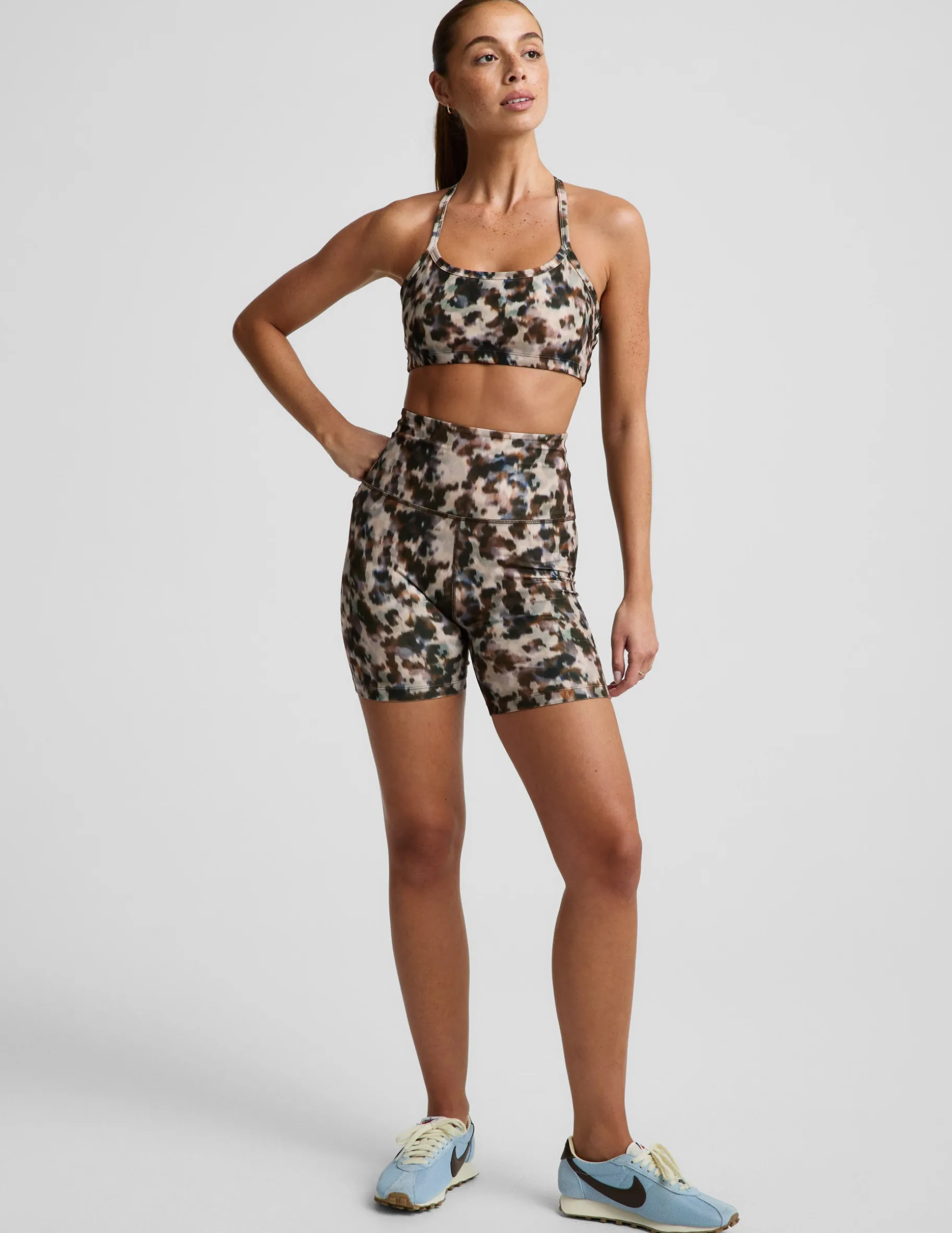 Dappled Roan SoftMark Keep Pace Biker Short