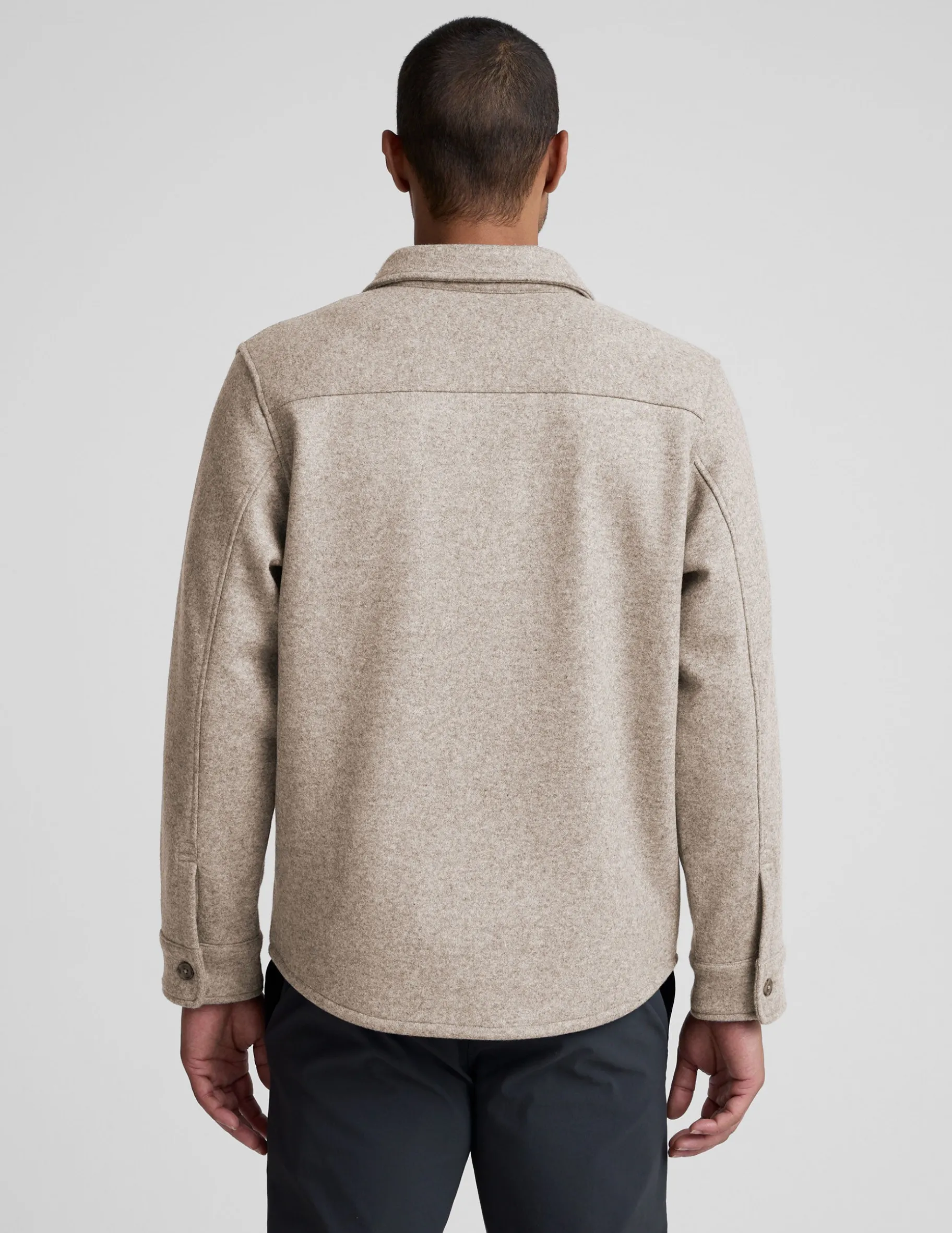 Day to Night Wool Men's Shirt Jacket