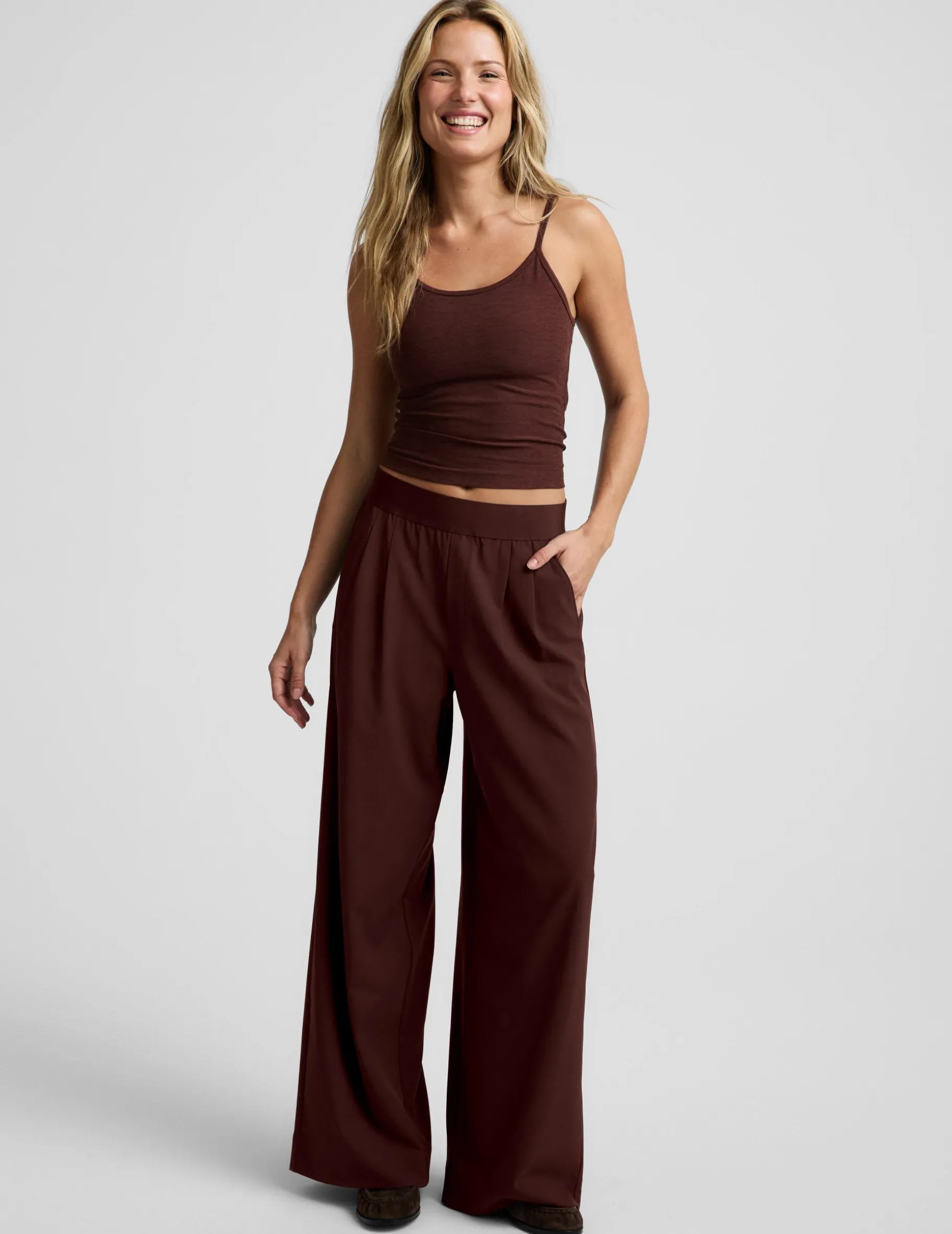 Elasticated Wide Leg Pant 29"