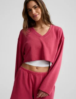 Fade Out Cropped Long Sleeve