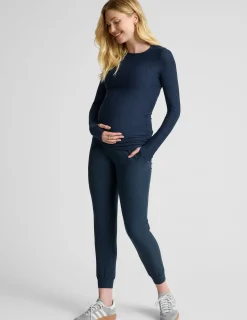 Featherweight Count On Me Maternity Crew Pullover