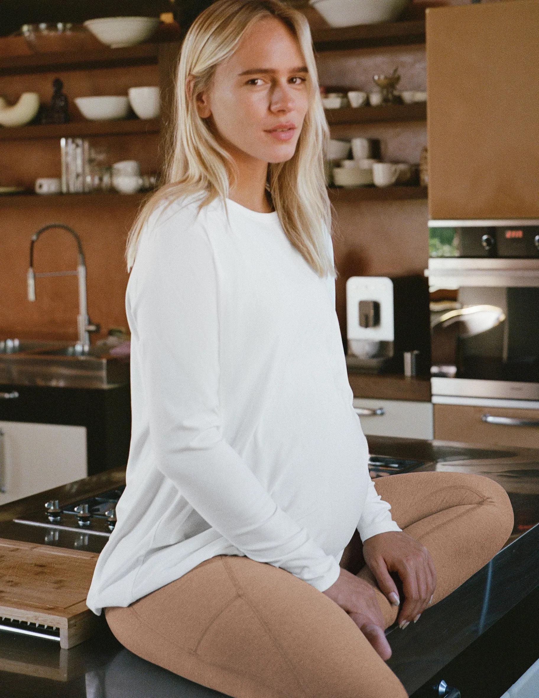Featherweight Feels Like Home Long Sleeve Maternity Top