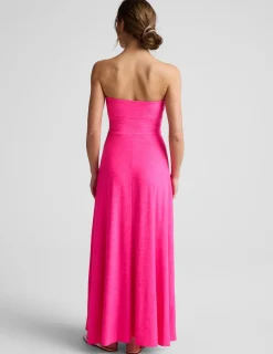 Featherweight Strapless Maxi Dress