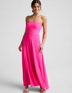 Featherweight Strapless Maxi Dress