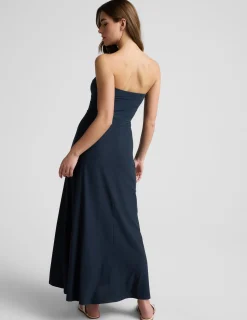 Featherweight Strapless Maxi Dress
