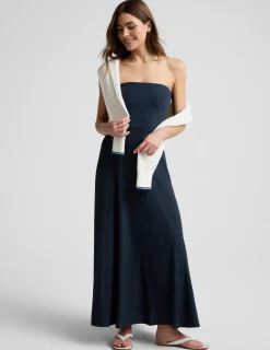 Featherweight Strapless Maxi Dress