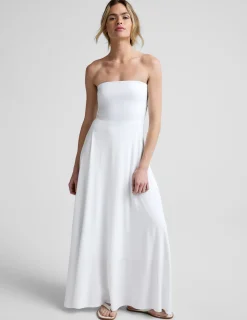 Featherweight Strapless Maxi Dress
