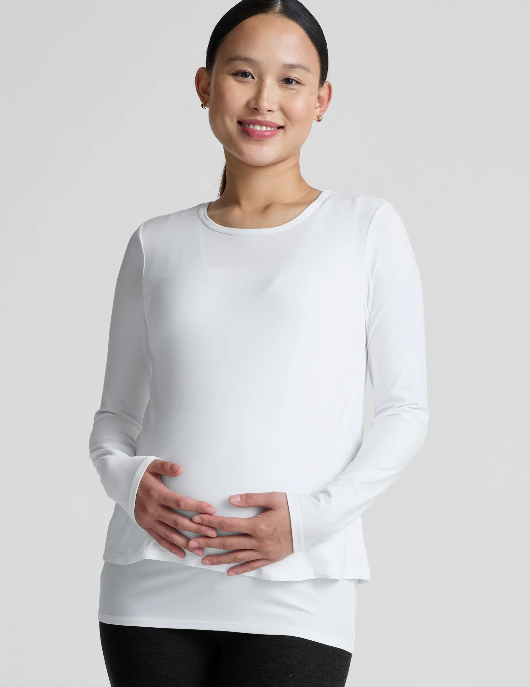 Featherweight Under Wraps Nursing Overlap Tee
