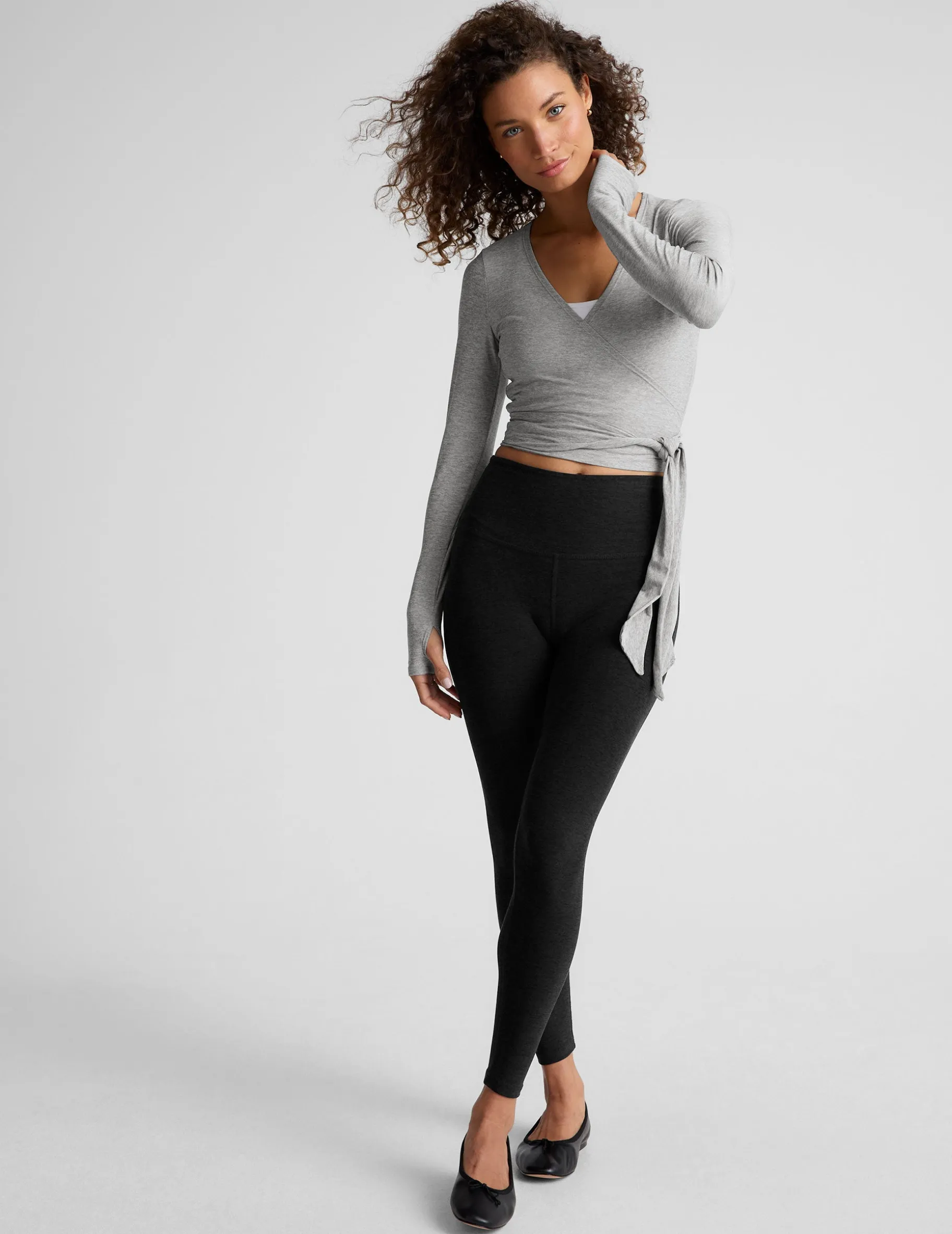Featherweight Waist No Time Wrap Top