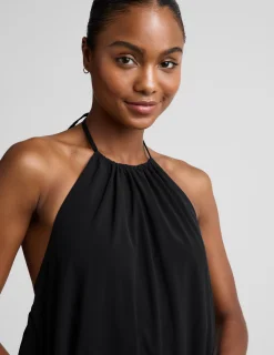 Go With The Flow Halter Dress