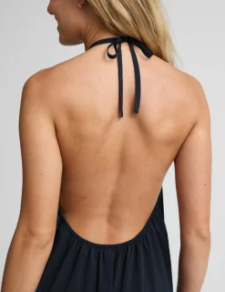 Go With The Flow Halter Dress