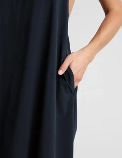 Go With The Flow Halter Dress