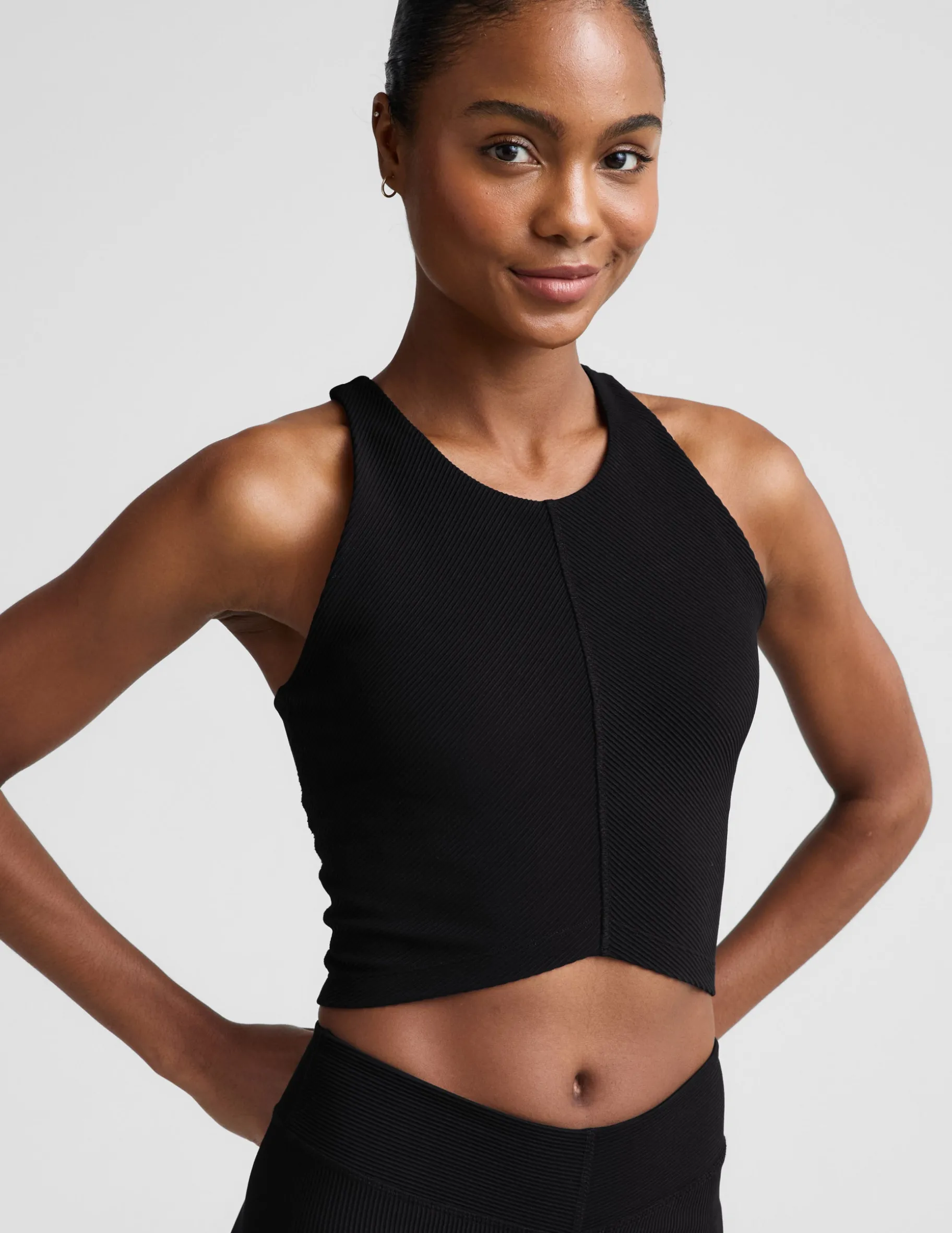 Impulse Ribbed High Neck Tank