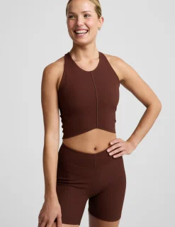 Impulse Ribbed High Neck Tank