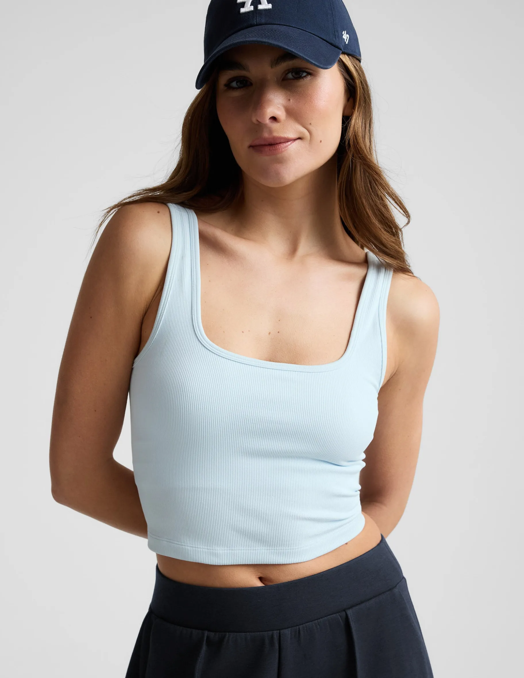 Keep It Cool Seamless Cropped Tank