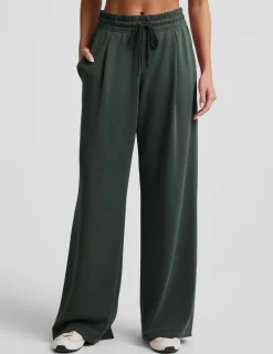 Luxe Sandwash Double Knit Wide Leg Pant