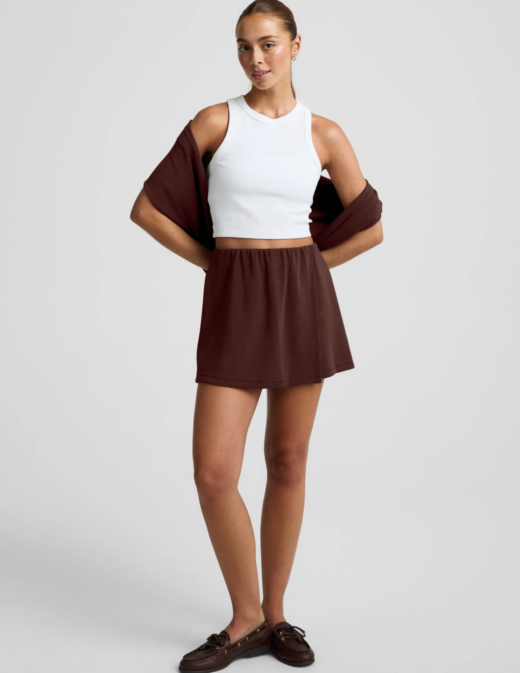 Luxe Sandwash Skort