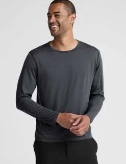Merino Wool Men's Long Sleeve Crew