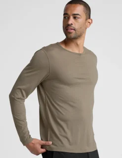 Merino Wool Men's Long Sleeve Crew