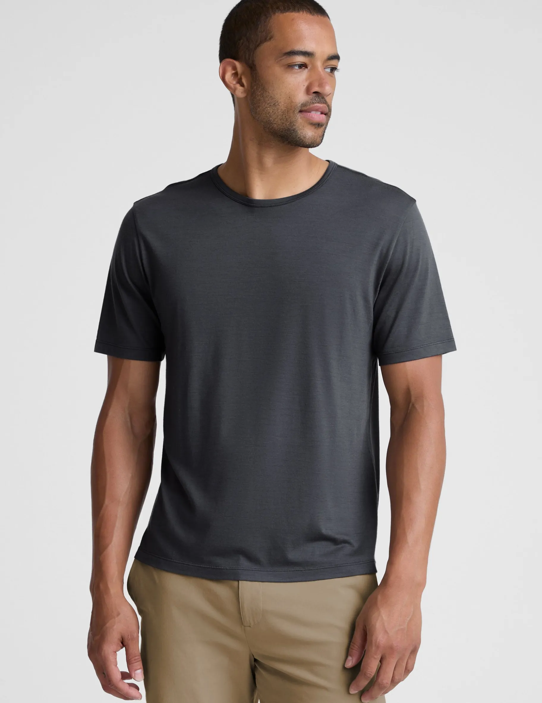 Merino Wool Men's Short Sleeve Crew