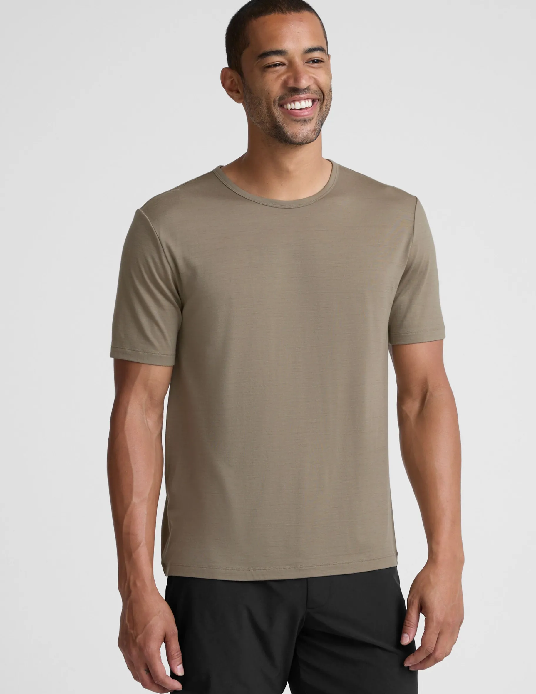 Merino Wool Men's Short Sleeve Crew