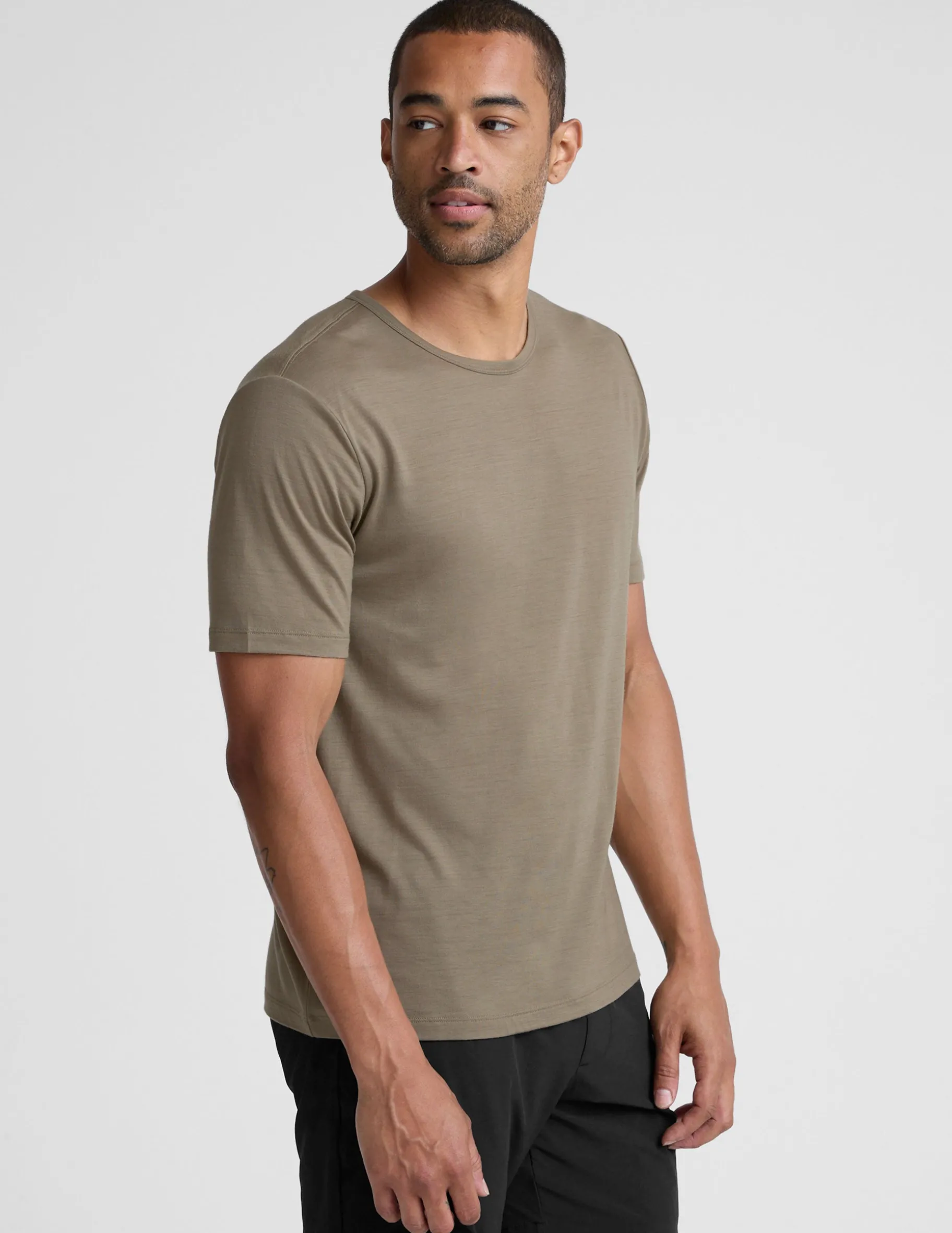 Merino Wool Men's Short Sleeve Crew