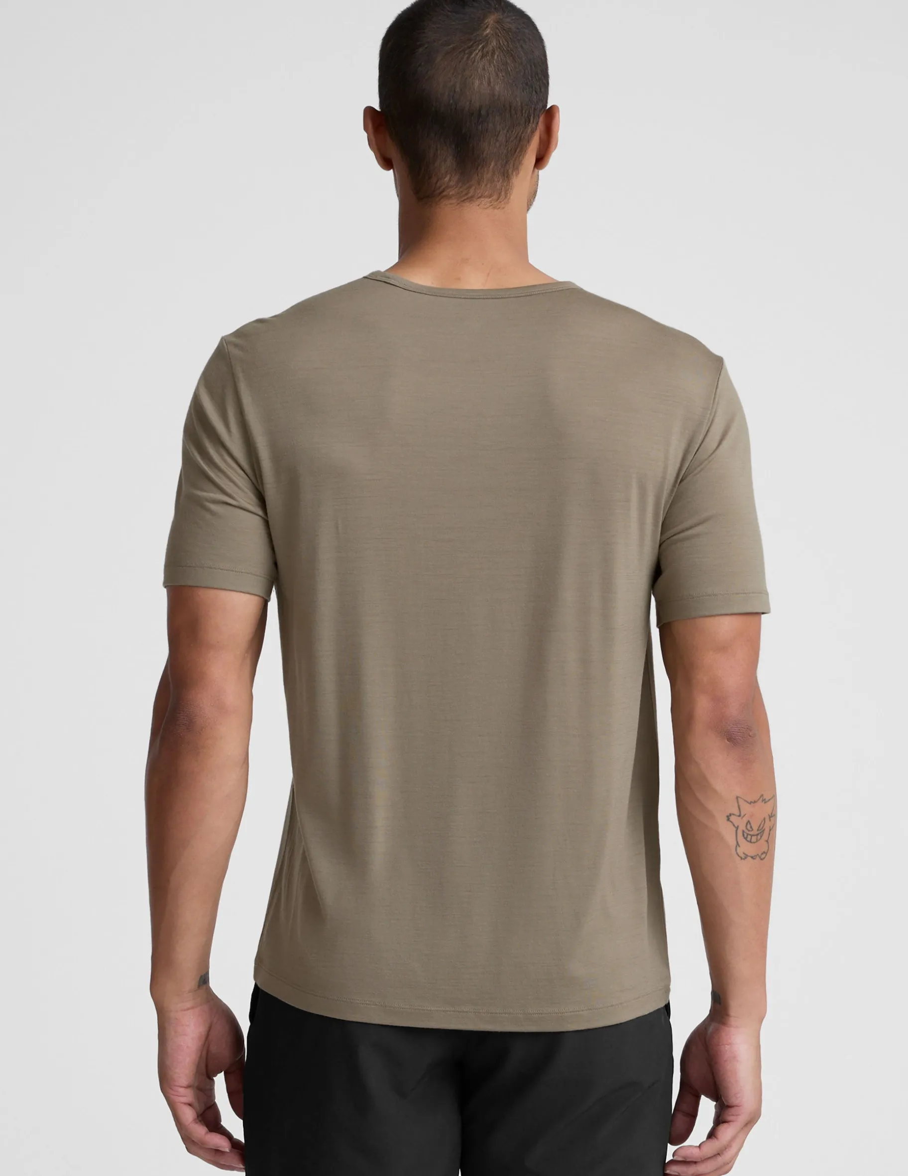Merino Wool Men's Short Sleeve Crew