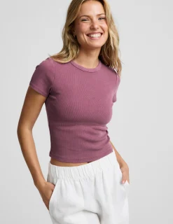 On Repeat Rib Baby Tee