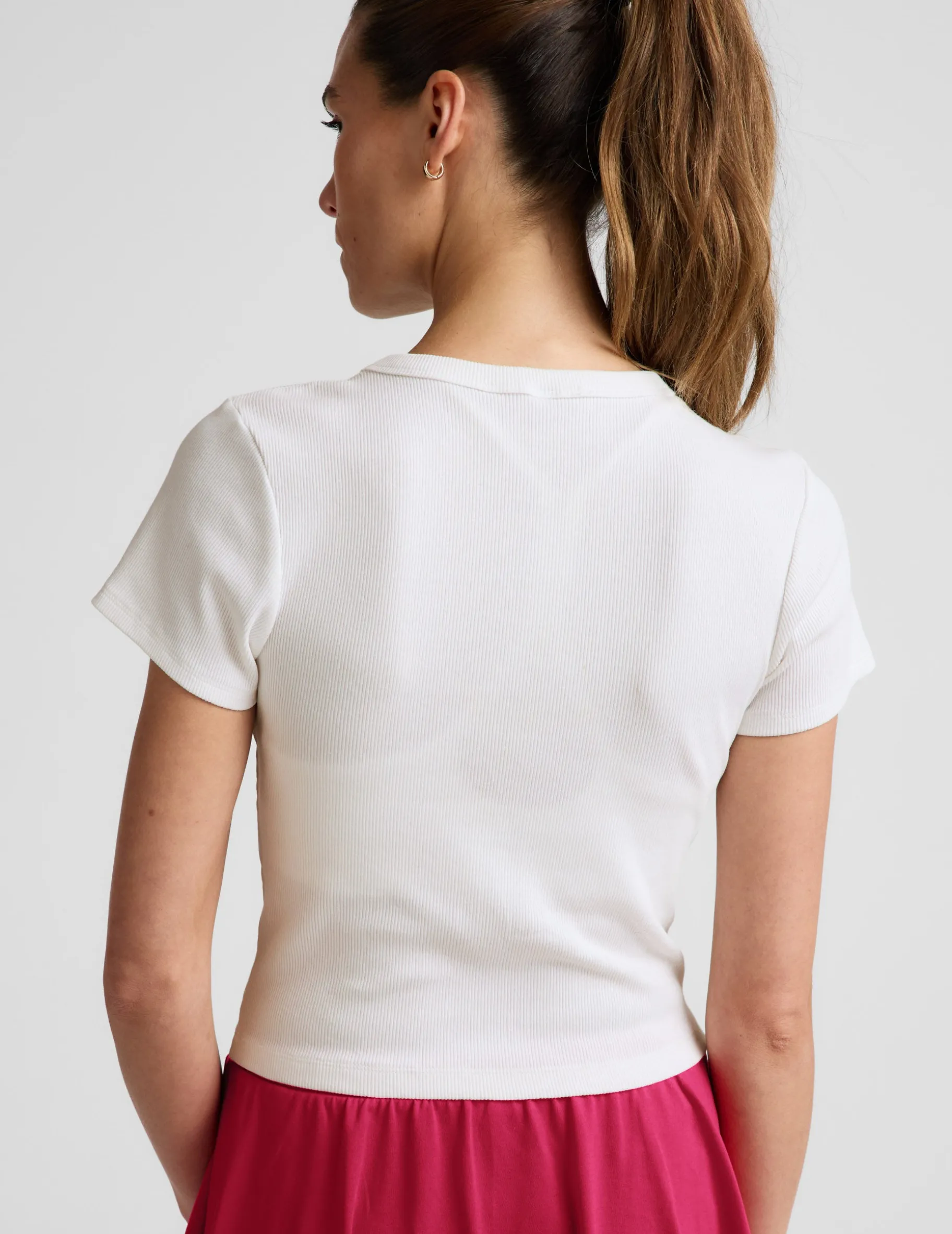 On Repeat Rib Baby Tee