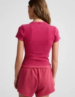 On Repeat Rib Baby Tee