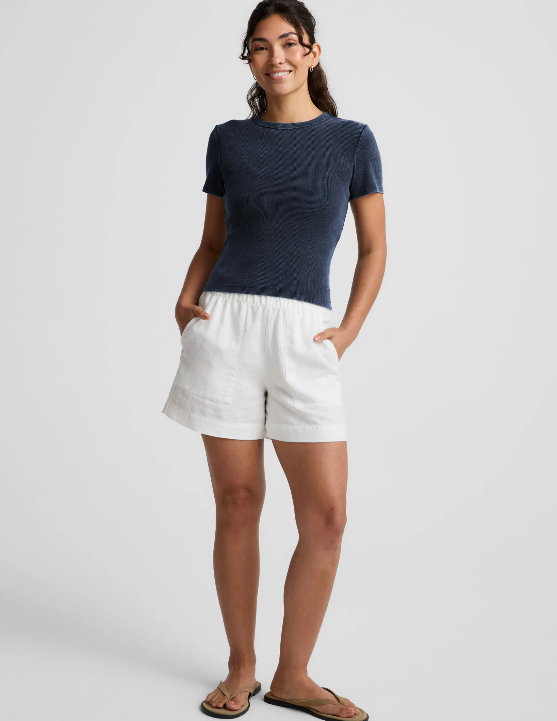 On Repeat Rib Baby Tee