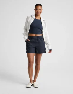 On Repeat Rib High Neck Cropped Tank