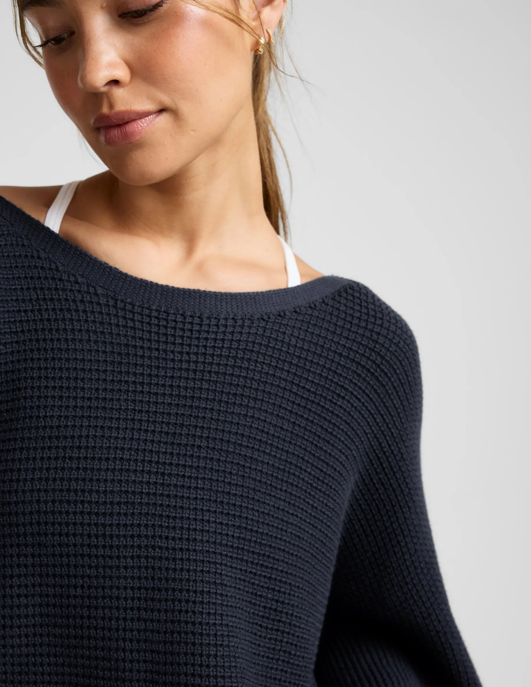 Ready For Barre Cropped Sweater