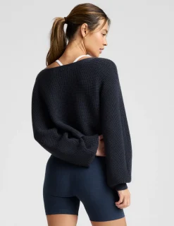 Ready For Barre Cropped Sweater
