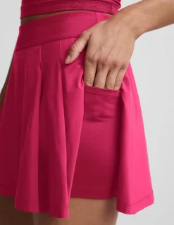 Score Pleated Skirt