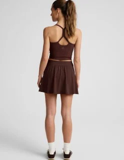 Score Pleated Skirt