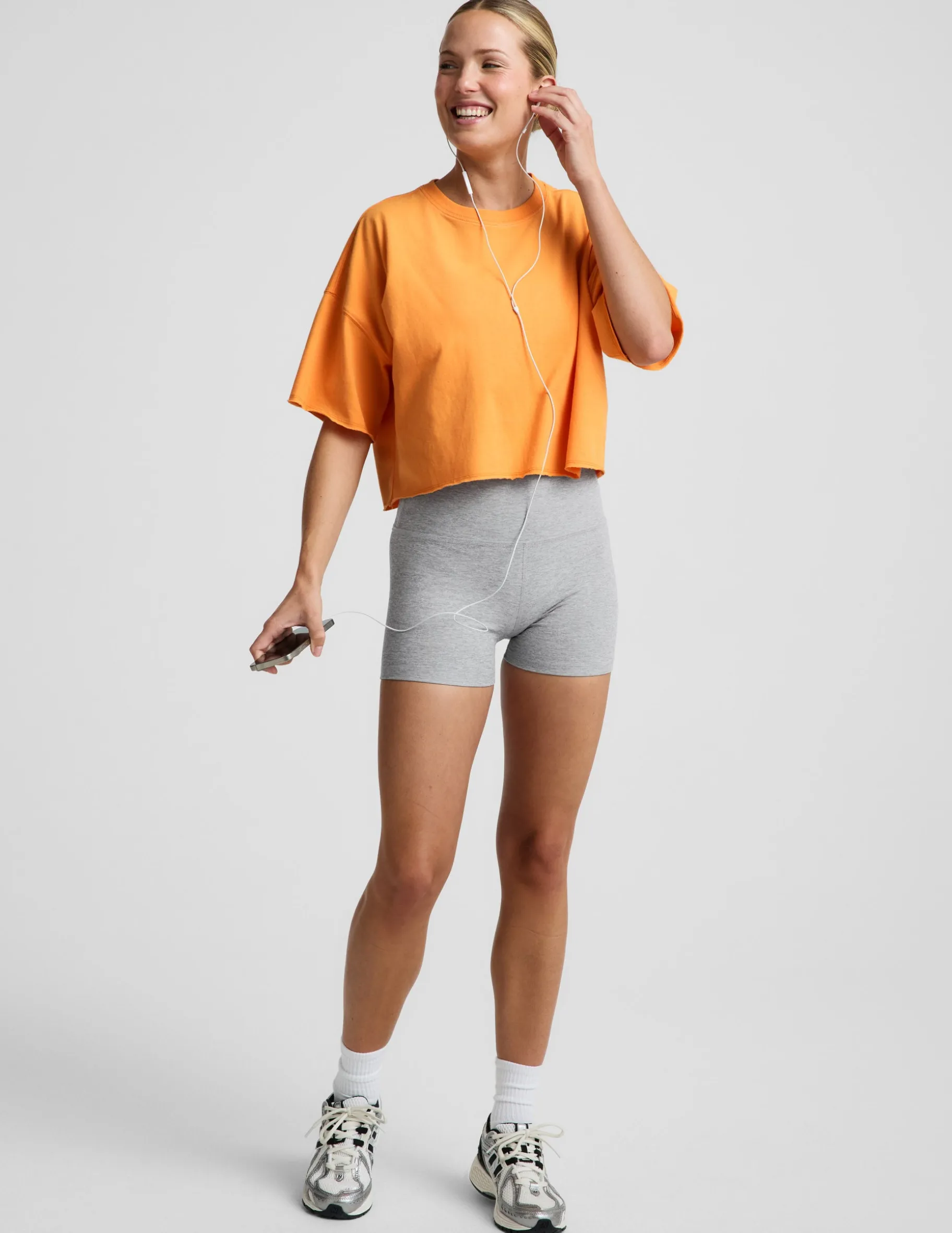SoftKnit Better Than Ever Cropped Cotton Tee