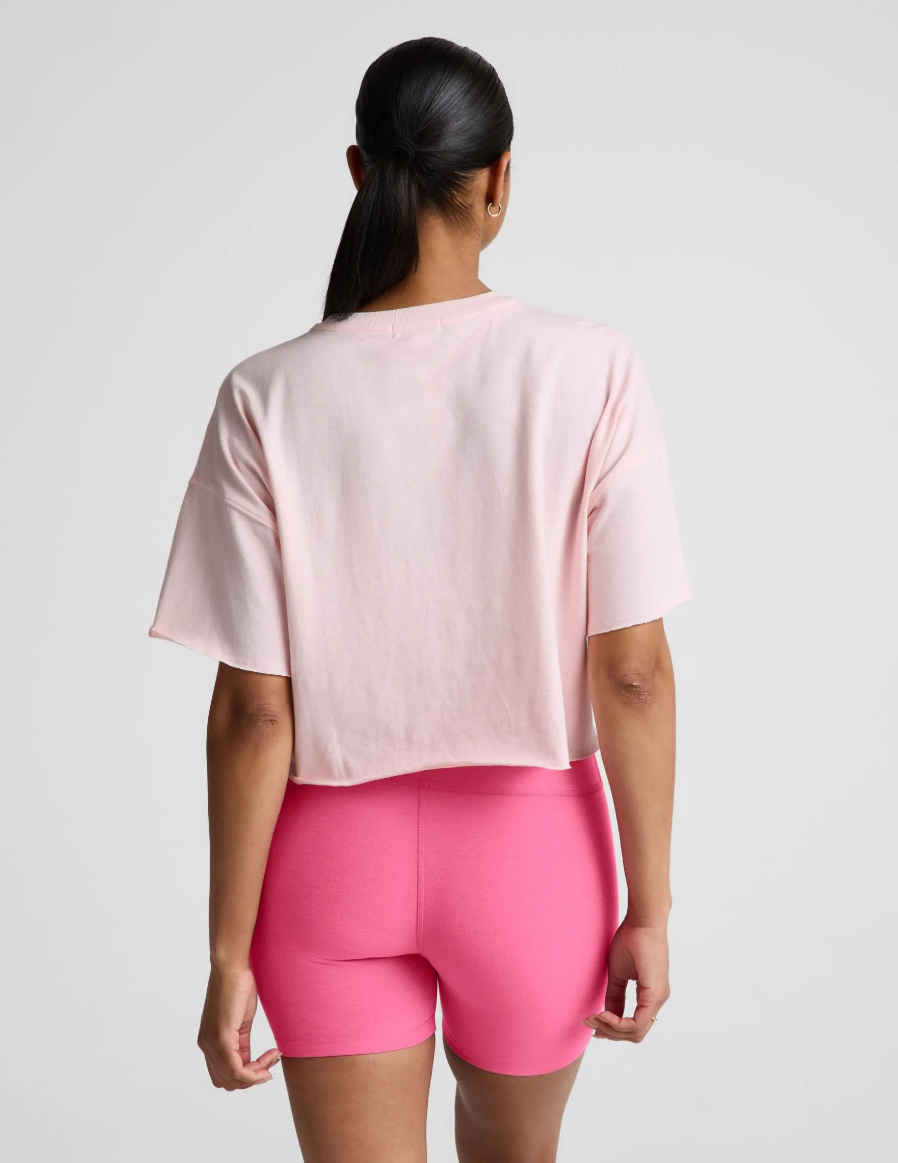 SoftKnit Better Than Ever Cropped Cotton Tee