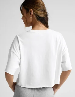 SoftKnit Better Than Ever Cropped Cotton Tee