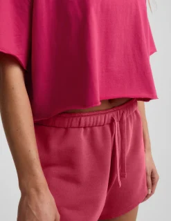 SoftKnit Better Than Ever Cropped Cotton Tee