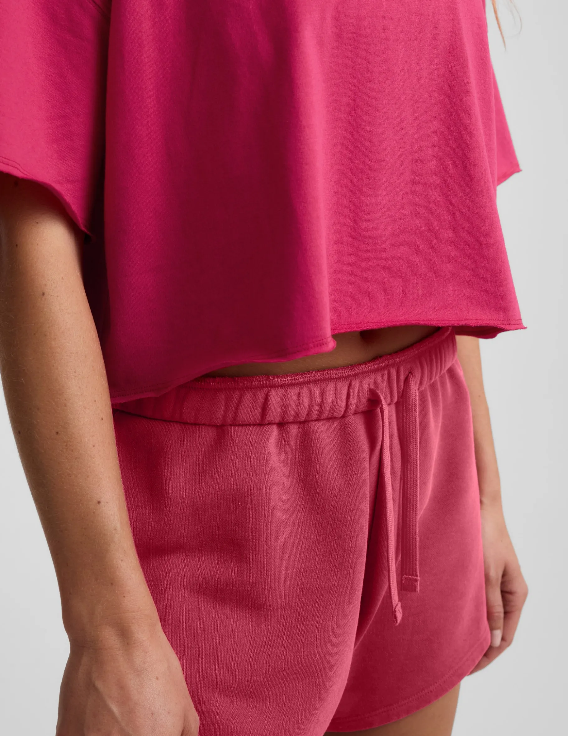 SoftKnit Better Than Ever Cropped Cotton Tee