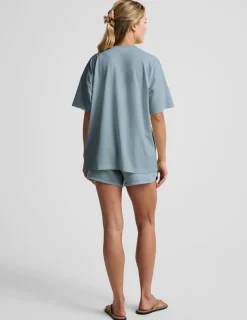 SoftKnit Better Than Ever Oversized V-Neck Cotton Tee