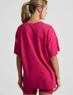 SoftKnit Better Than Ever Oversized V-Neck Cotton Tee