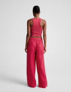 SoftWash Linen Easy Wide Leg Pant 29