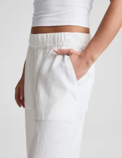 SoftWash Linen Easy Wide Leg Pant 31