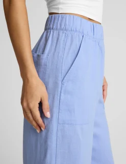 SoftWash Linen Easy Wide Leg Pant 31