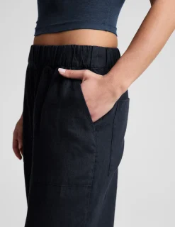 SoftWash Linen Easy Wide Leg Pant 31