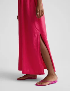 SoftWash Linen Halter Dress